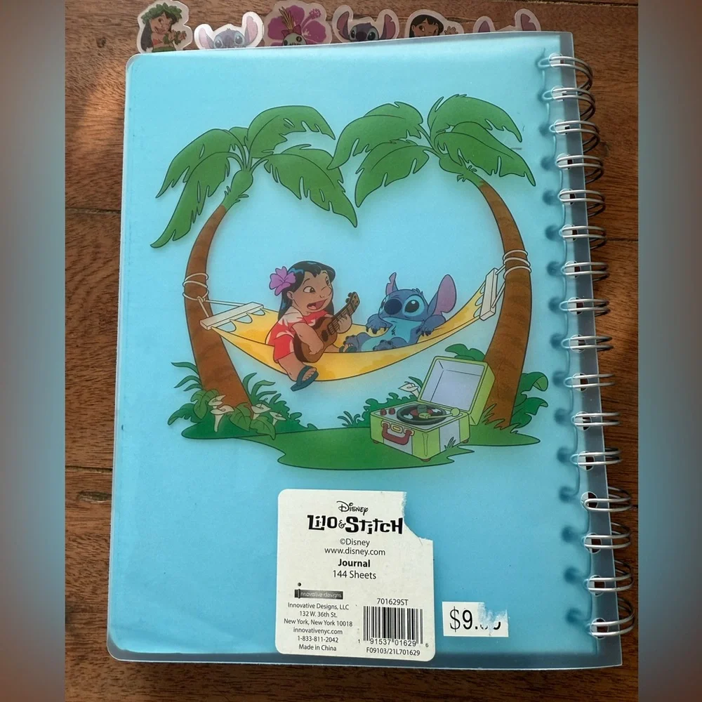 Disney LILO & Stitch Notebook Journal and wallet Card Holder bundle